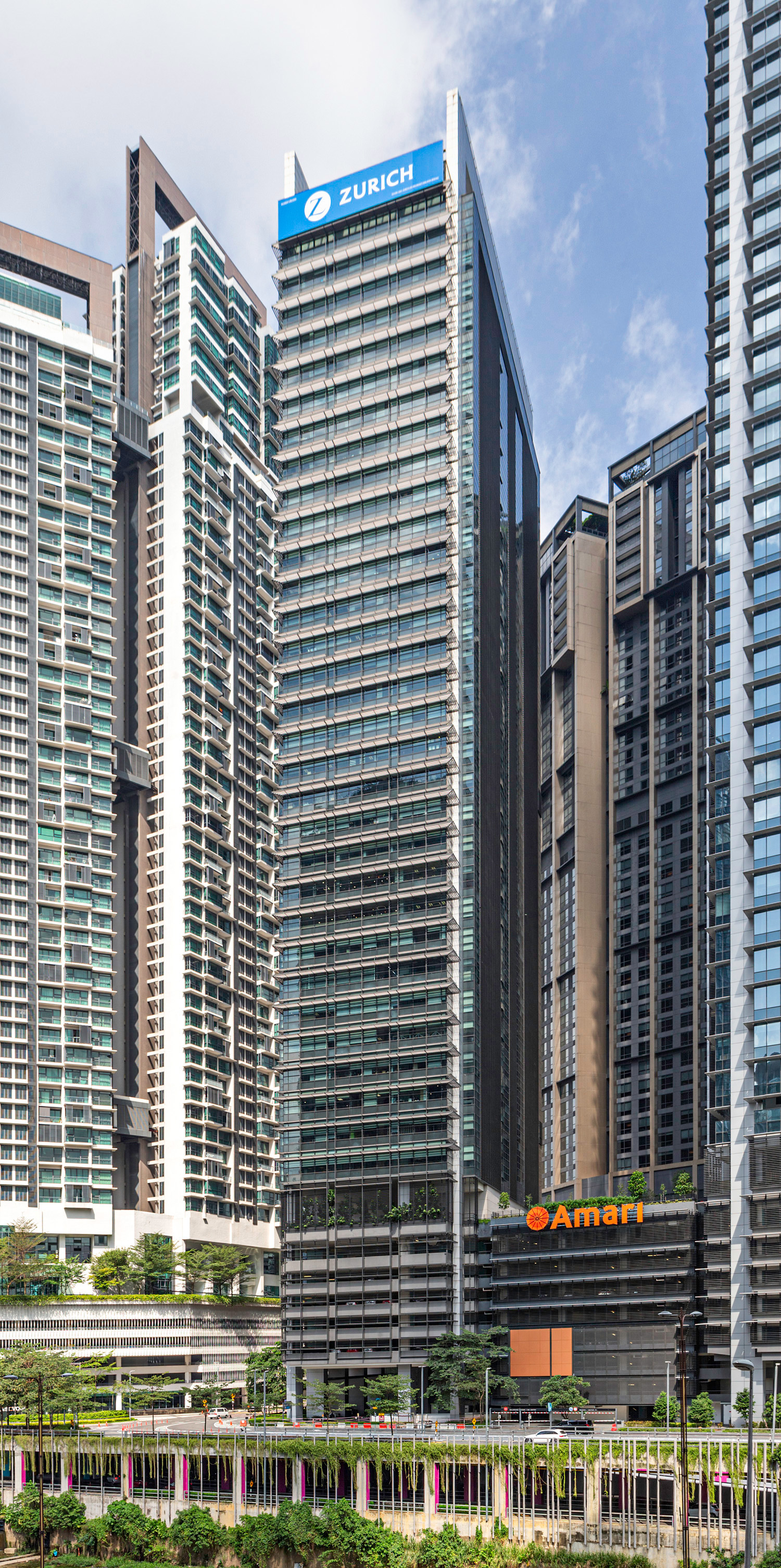 Mercu 3 at KL Eco City, Kuala Lumpur - View from the northeast. © Mathias Beinling